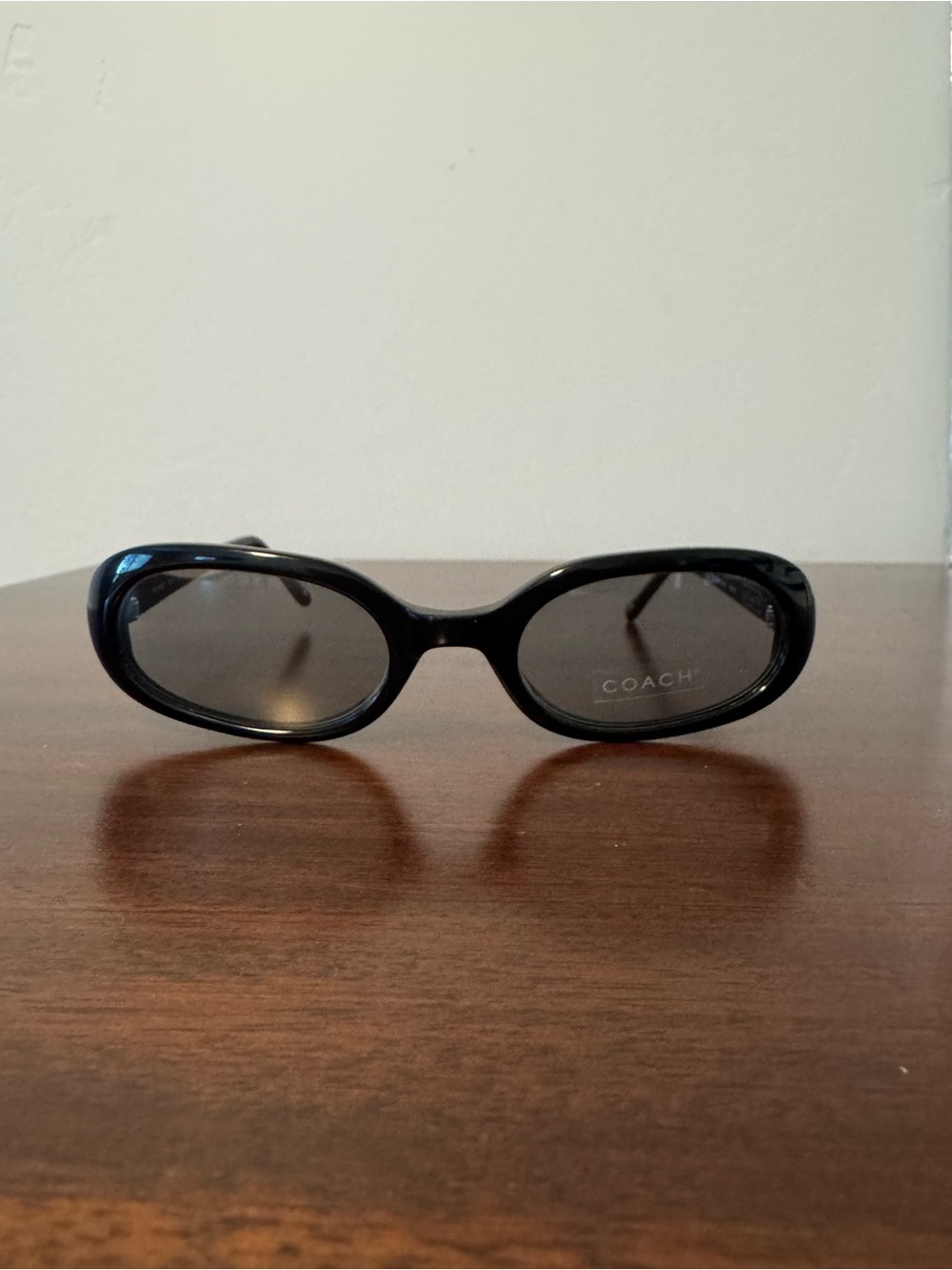 Vintage COACH Black Oval Sunglasses from 90s - Never worn